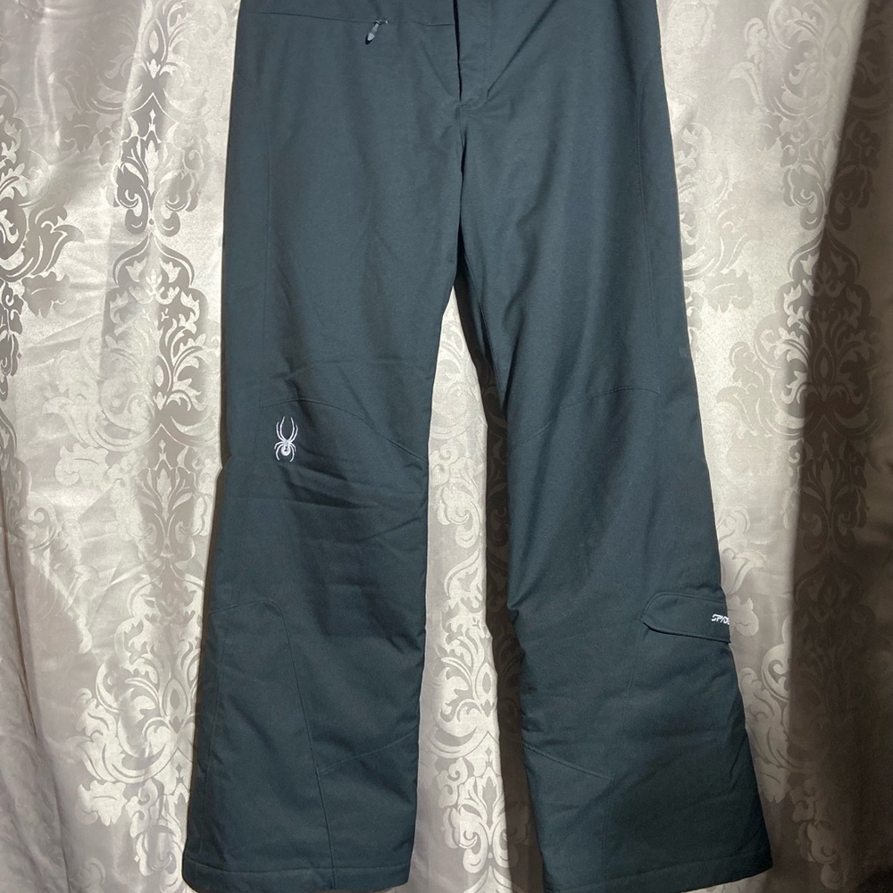 Spyder Womens Size 12 Black Cargo Snow Pants
